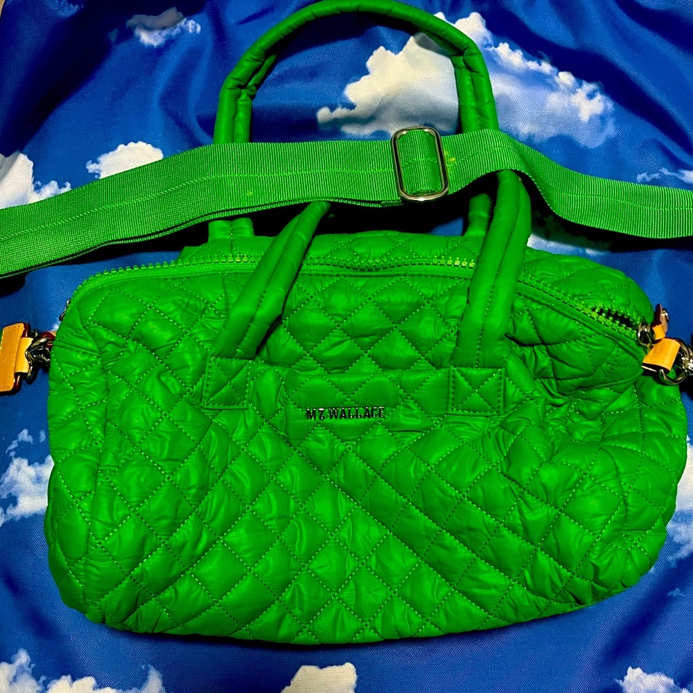 Beautiful, bright MZ Wallace Metro Satchel